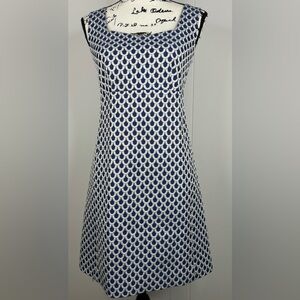 Lilly Pulitzer Blue and White Patterned Dress